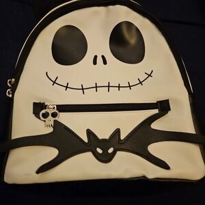 Black and White Skull Backpack